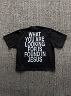 Found-in-Jesus Black T-Shirt