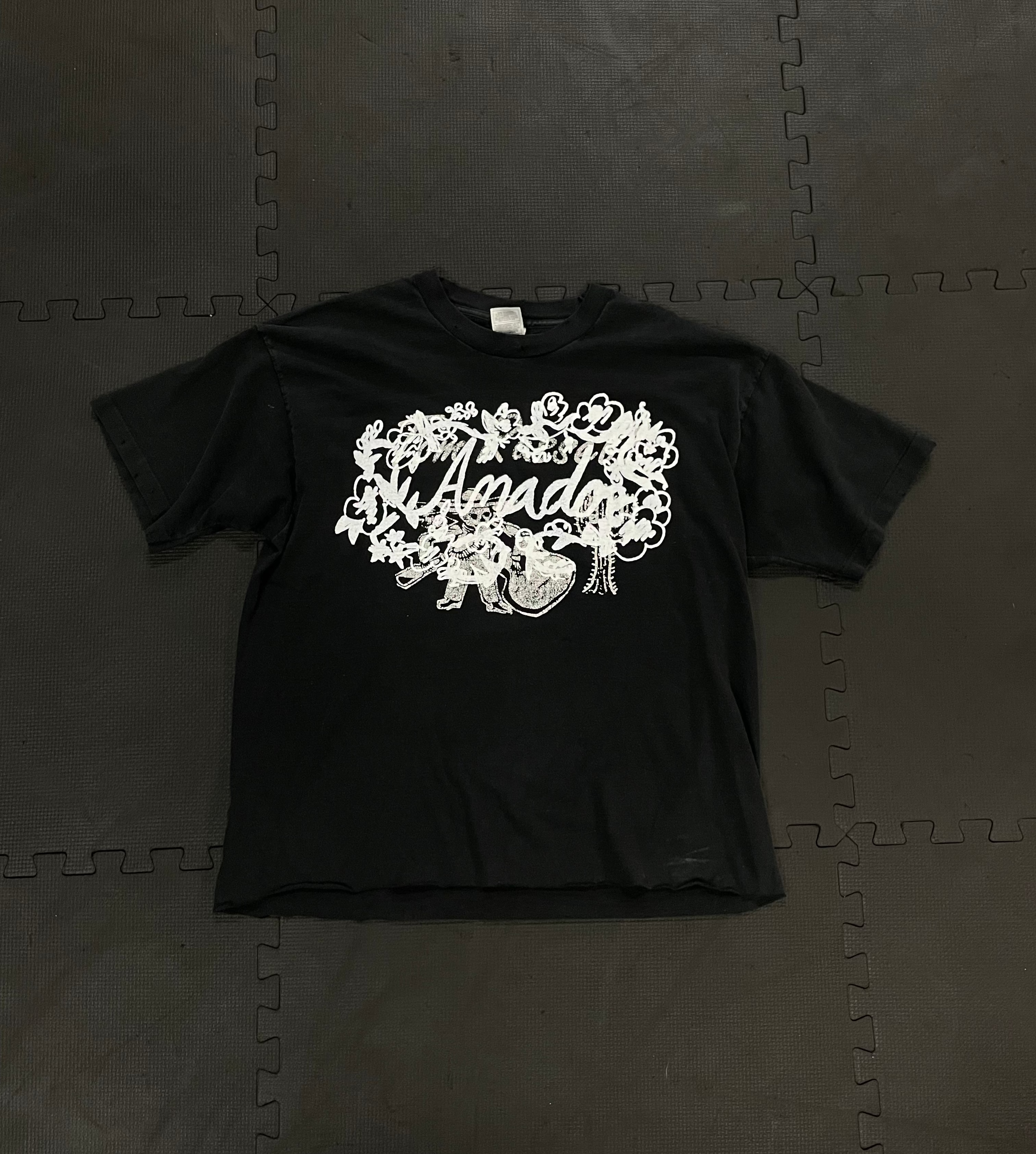 Black Cropped Tee