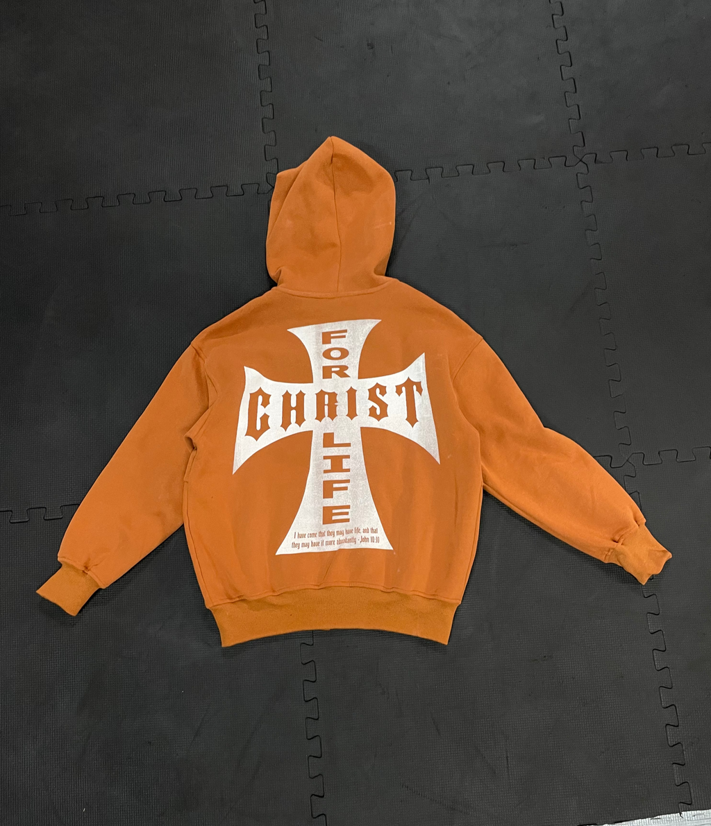 Orange Hoodie