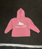 Pink Cropped Hoodie